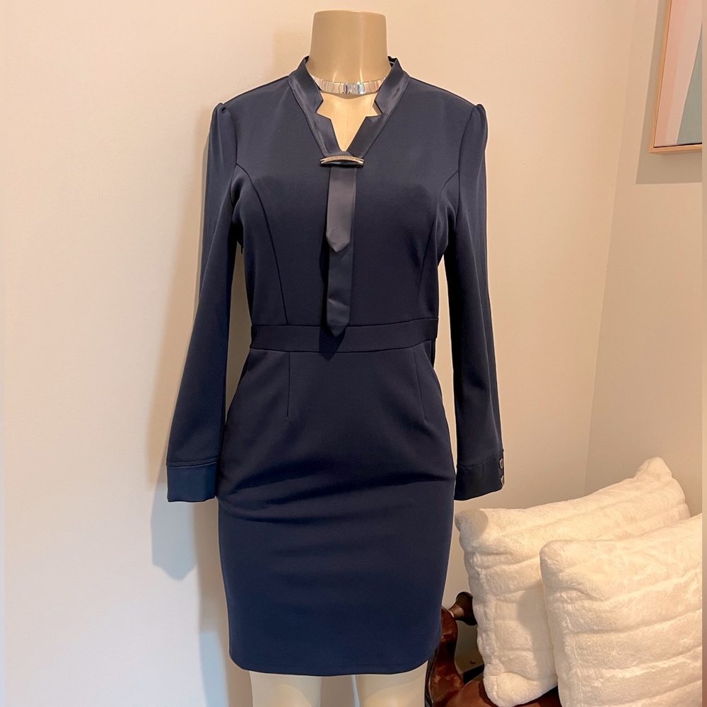 NWOT Fashion Navy Blue Bodycon Dress